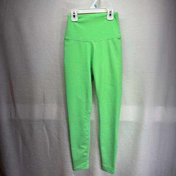 WILO Green Ribbed Leggings - Size XS - Perfect for Fall! - Picture 2 of 6